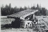 18k WW2 photo of ZiS-6 BM-13 rocket launcher